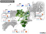 実況天気(2022年06月27日)