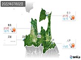 2022年07月02日の青森県の実況天気