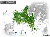 実況天気(2022年07月04日)