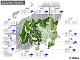 実況天気(2022年07月05日)