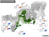 実況天気(2022年07月06日)