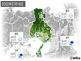 実況天気(2022年07月16日)