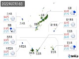 実況天気(2022年07月16日)