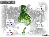 2022年07月19日の兵庫県の実況天気