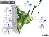 実況天気(2022年07月20日)