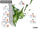 実況天気(2022年07月25日)