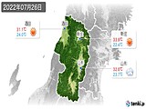 実況天気(2022年07月26日)