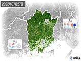 実況天気(2022年07月27日)