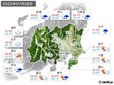 実況天気(2022年07月28日)