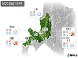 実況天気(2022年07月29日)