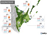 実況天気(2022年07月30日)