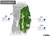 実況天気(2022年08月02日)