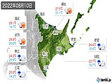 実況天気(2022年08月10日)