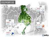 実況天気(2022年08月15日)