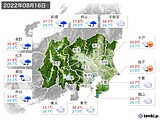 実況天気(2022年08月16日)