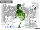 実況天気(2022年08月25日)