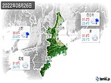 実況天気(2022年08月26日)