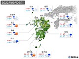 実況天気(2022年09月06日)