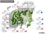 実況天気(2022年09月13日)