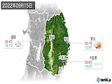 実況天気(2022年09月15日)