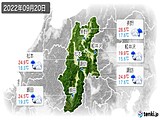 実況天気(2022年09月20日)