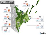 実況天気(2022年09月27日)