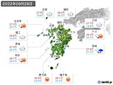 実況天気(2022年09月28日)