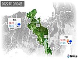 2022年10月04日の京都府の実況天気