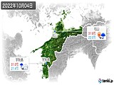 実況天気(2022年10月04日)