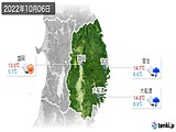 実況天気(2022年10月06日)