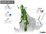 実況天気(2022年10月11日)
