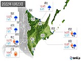 実況天気(2022年10月23日)