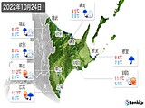 実況天気(2022年10月24日)