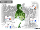 実況天気(2022年10月25日)