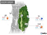 実況天気(2022年10月26日)