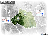 2022年11月04日の埼玉県の実況天気