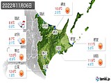 実況天気(2022年11月06日)