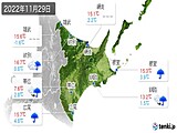 実況天気(2022年11月29日)