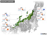 実況天気(2022年12月03日)