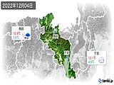 2022年12月04日の京都府の実況天気