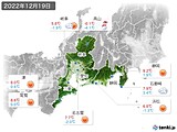 実況天気(2022年12月19日)