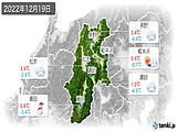 実況天気(2022年12月19日)