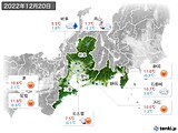 実況天気(2022年12月20日)