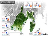 実況天気(2022年12月22日)