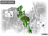 2022年12月24日の京都府の実況天気