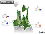 実況天気(2022年12月27日)