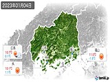 実況天気(2023年01月04日)
