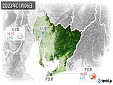 2023年01月06日の愛知県の実況天気