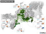 実況天気(2023年01月17日)