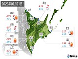 実況天気(2023年01月21日)